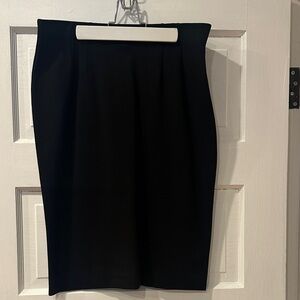 Neiman Marcus Classic Black Pencil Skirt